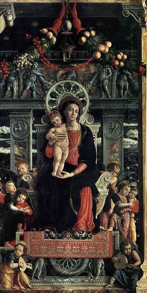 San Zeno Polyptych (central panel) 1457-60 - view 1