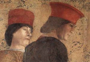 The Court of Mantua (detail-2) 1471-74 by Andrea Mantegna
