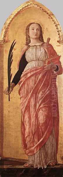 San Luca Altarpiece (detail) 1453 - view 1