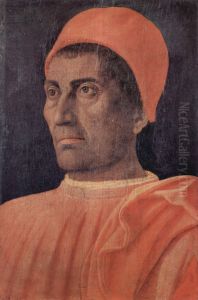 Portrait of the Protonary Carlo de' Medici (or Portrait of a Cardinal) by Andrea Mantegna