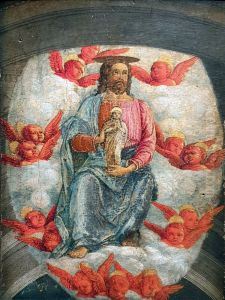 Christ Welcoming the Virgin in Heaven