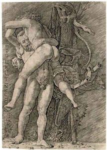 Hercules and Antaeus by Andrea Mantegna