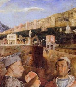 The Meeting (detail) 2 by Andrea Mantegna