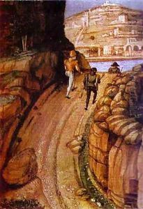 St Sebastian Detail 1459 by Andrea Mantegna