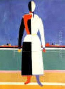 A Woman With A Rake
