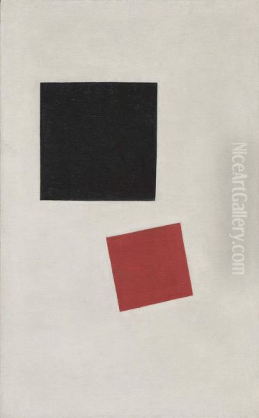 Black Square and Red Square - view 1