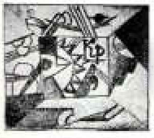Decor Sketches For Opera Victory On Sun - view 1