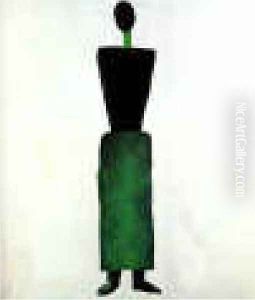 Suprematism Female Figure