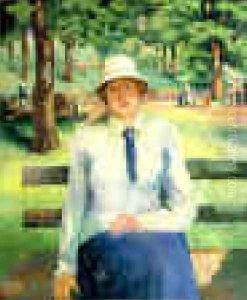Unemployed Girl by Kazimir Severinovich Malevich