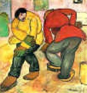 The Floor Polishers by Kazimir Severinovich Malevich