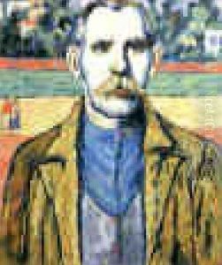Portrait Of A Man by Kazimir Severinovich Malevich