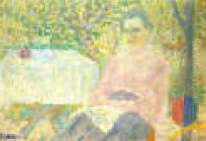 Portrait Of A Member Of The Artists Family by Kazimir Severinovich Malevich