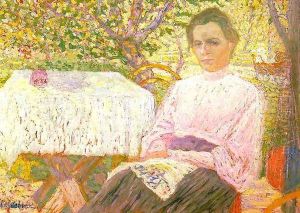 Portrait of a woman by Kazimir Severinovich Malevich
