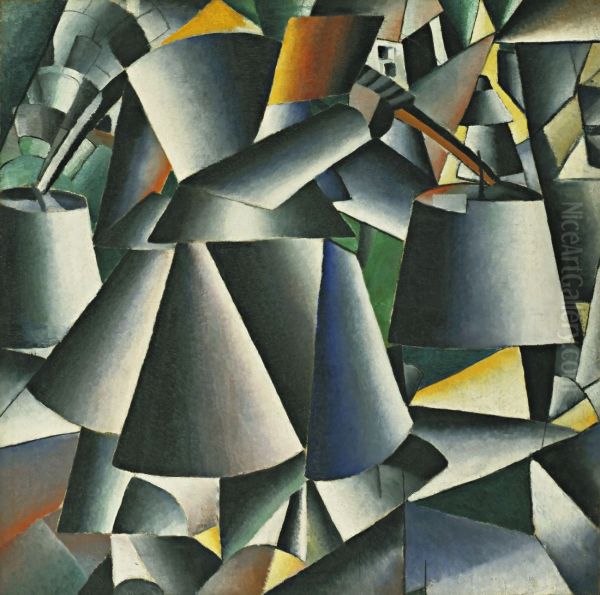 Peasant woman, dynamic - view 1