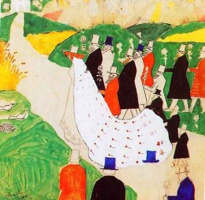 The wedding by Kazimir Severinovich Malevich