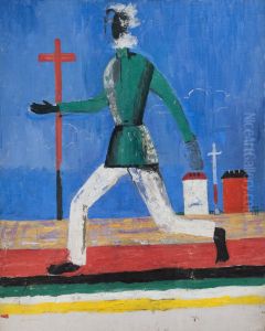Running Man by Kazimir Severinovich Malevich