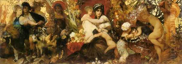 Abundantia The Gifts Of The Earth by Hans Makart