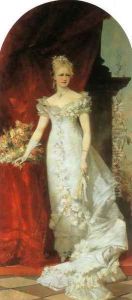 Kronprinzessin Stephanie (Crown Princess Stephanie) by Hans Makart