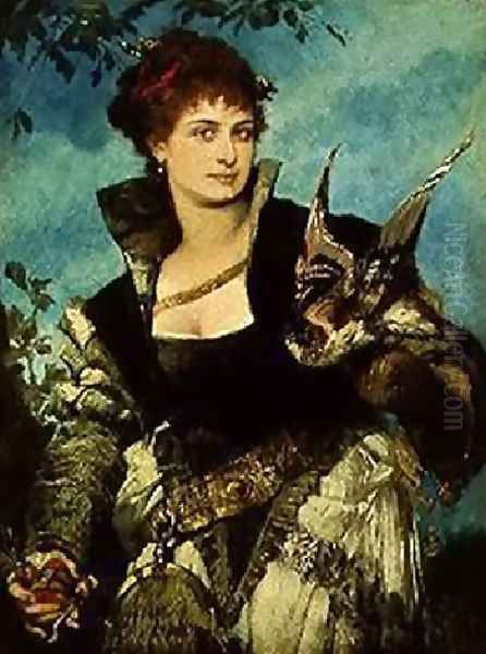 Die Falknerin (The Falconress) - view 1