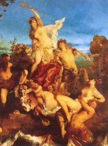 Der Triumph der Ariadne (Detail) by Hans Makart