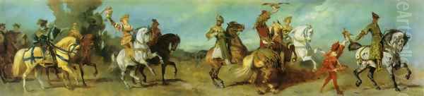 Der Jubiläumszug: Die Falkenjagd (The Anniversary Parade: The Falcon Hunt) - view 1
