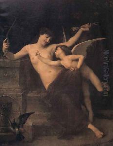 Cupid Disarmed by Emile Munier