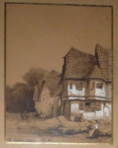 Village by Ch. Theodore, Bey Frere