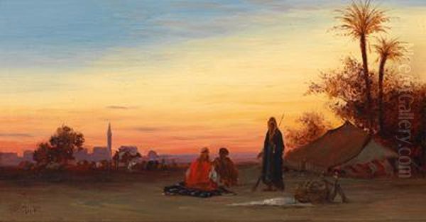 Abendliches Lager - view 1