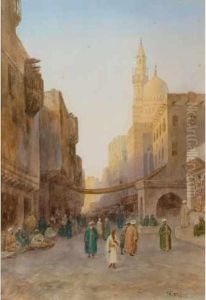 Ruelle Orientaliste Animee by Ch. Theodore, Bey Frere