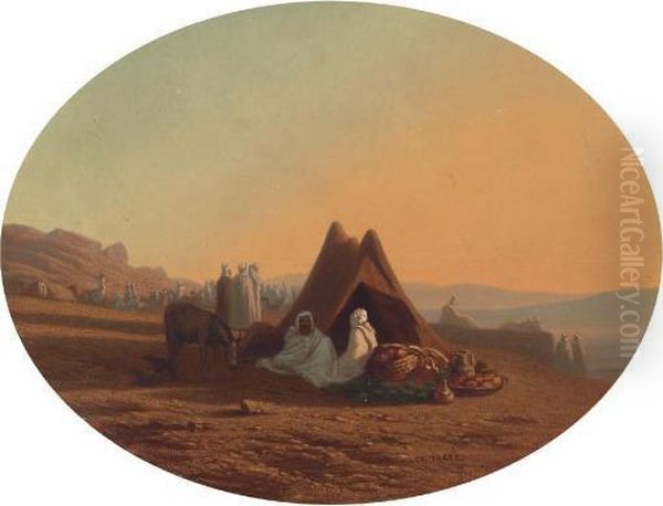 An Arab Encampment - view 1