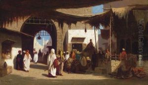 Dans La Ruelle, Beruit by Ch. Theodore, Bey Frere