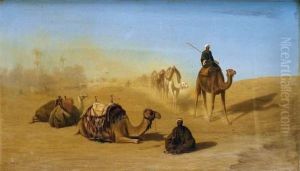 Caravane Dans Le Desert