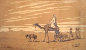 Caravane Dans Le Desert