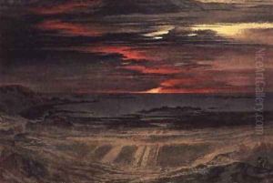 Sunset over a Rocky Bay