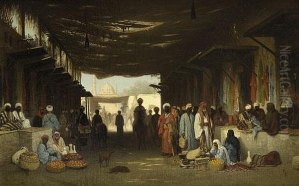 A North African Market - view 1