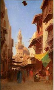 Les Souks Au Caire, Circa 1875 by Ch. Theodore, Bey Frere