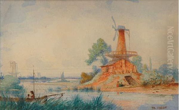 Les Moulins Au Bord De La Riviere - view 1
