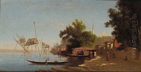 A Riverine View In Turkey, Perhaps At Beykoz - view 1