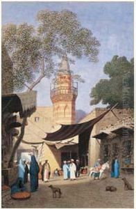 Vue Du Caire by Ch. Theodore, Bey Frere