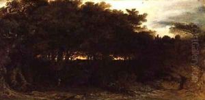 Twilight in the Woodlands 1850
