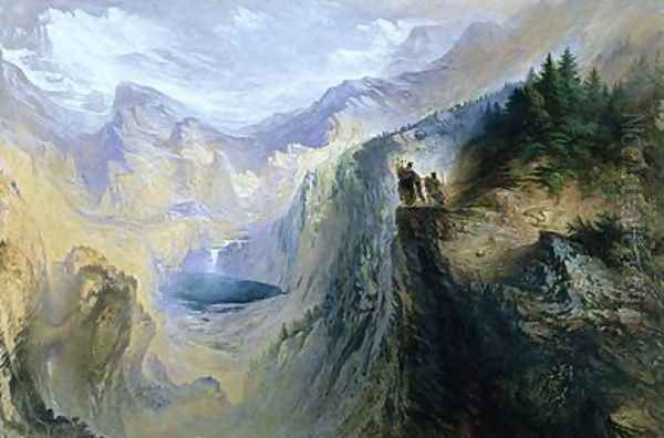 Manfred on the Jungfrau 1837 - view 1