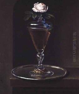 Glass of Wine by Heroman Van Der Mijn