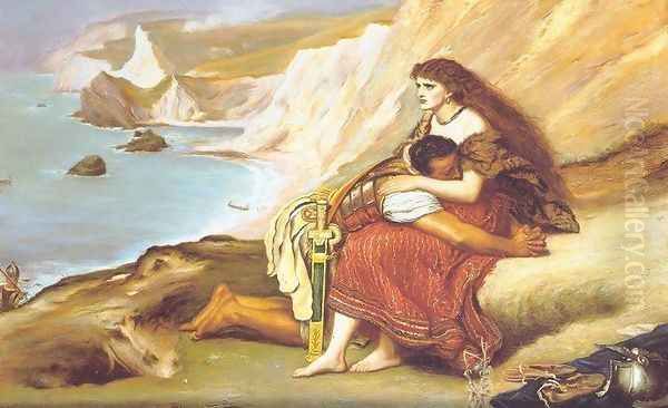 The Romans Leaving Britain - view 1