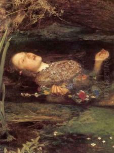Ophelia [detail] by Sir John Everett Millais