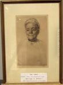 Selma Lagerlof. Haskel 288. Proveniens: Olof Sager. by Axel Fridell
