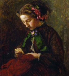 Effie with Foxgloves in Her Hair