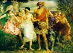 Cymon and Iphigenia 2 by Sir John Everett Millais