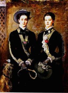 Twins (Grace and Kate Hoare) by Sir John Everett Millais