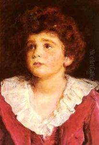 The Honourable John Nevile Manners (Detail) by Sir John Everett Millais
