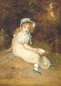 Little Miss Muffet by Sir John Everett Millais